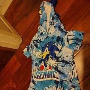Blue Tie-Dye Sonic T-Shirt